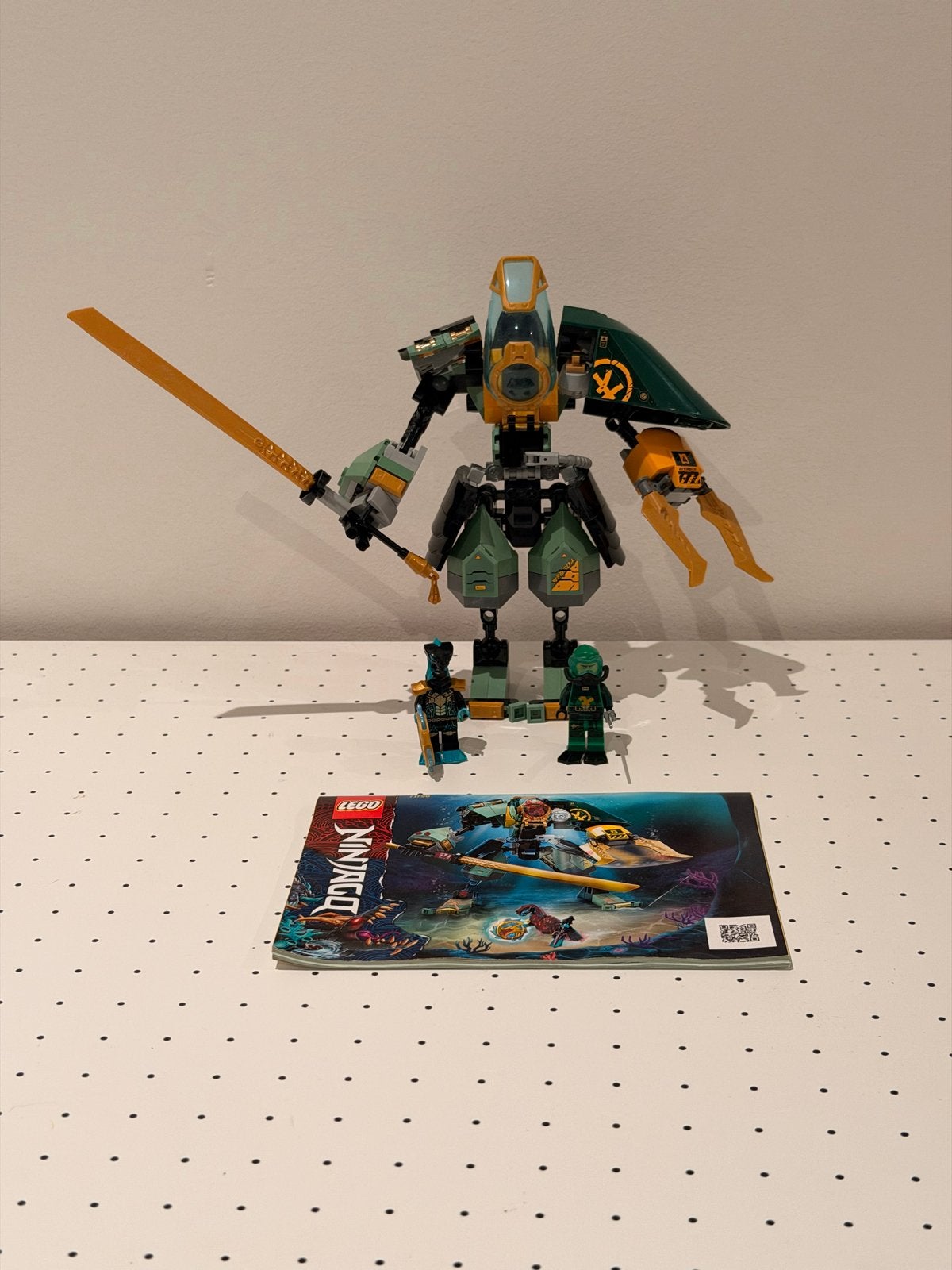 LEGO Ninjago Hydro Bounty Mech 71750, Lego, Ophalen of Verzenden, Zo goed als nieuw, Compleet