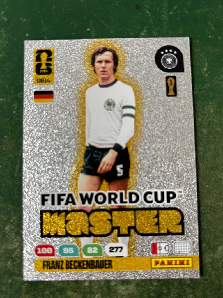 Panini Adrenalyn Master Card Franz Beckenbauer WK 2026, Verzamelen, Sportartikelen en Voetbal, Ophalen of Verzenden, Nieuw
