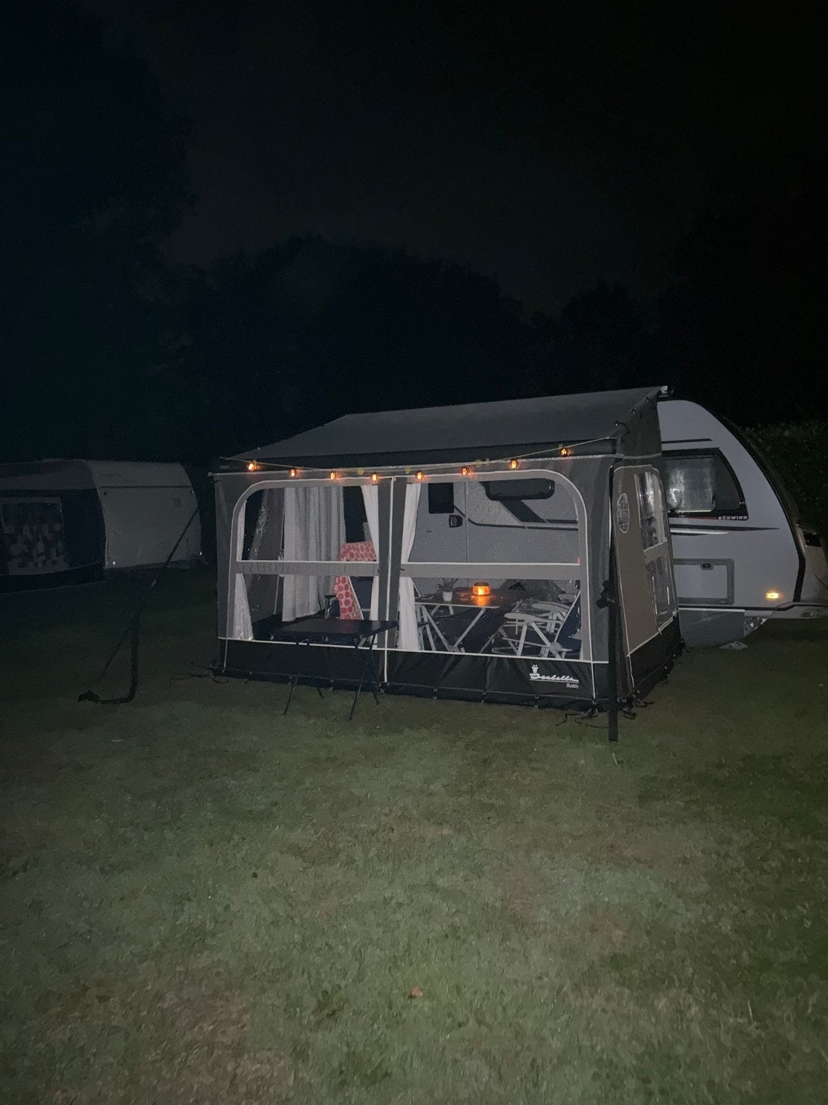 Zo goed als nieuwe  isabella luifel voortent voor caravan, Caravans en Kamperen, Ophalen of Verzenden, Zo goed als nieuw, Polyester