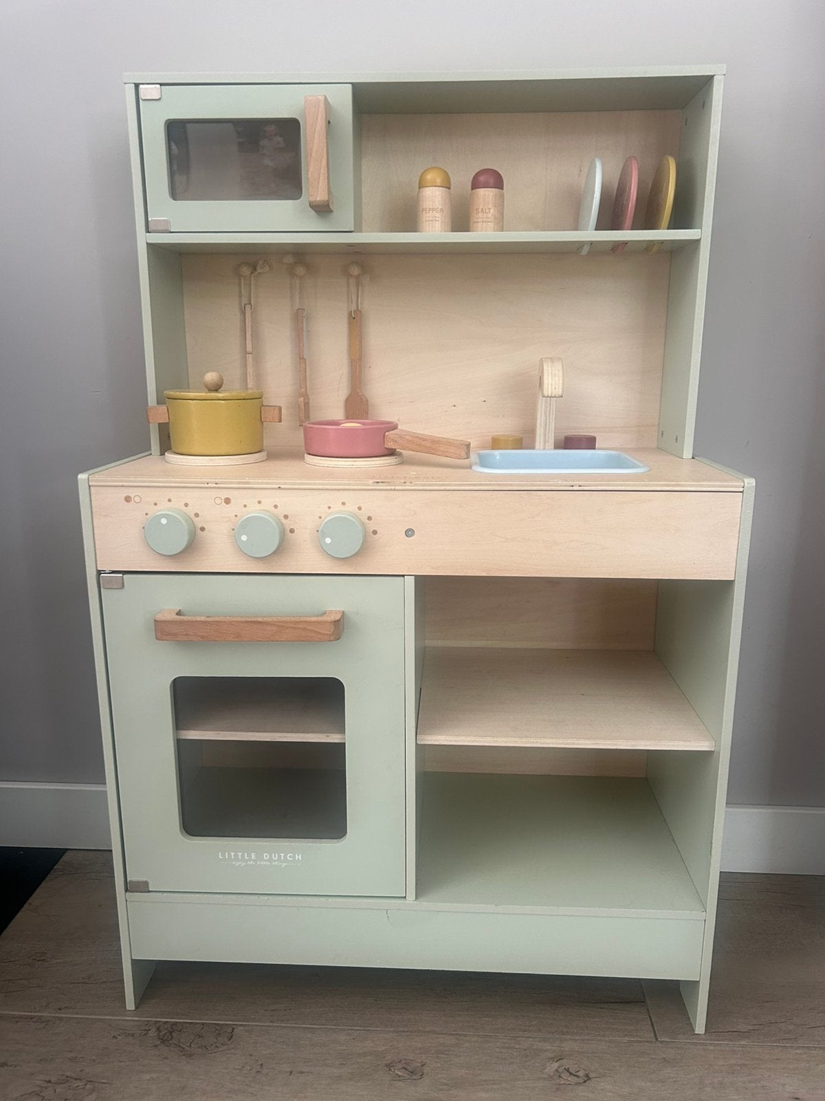 Speelkeuken Little Dutch met extra’s, Ophalen, Gebruikt, Hout, Speelkeuken