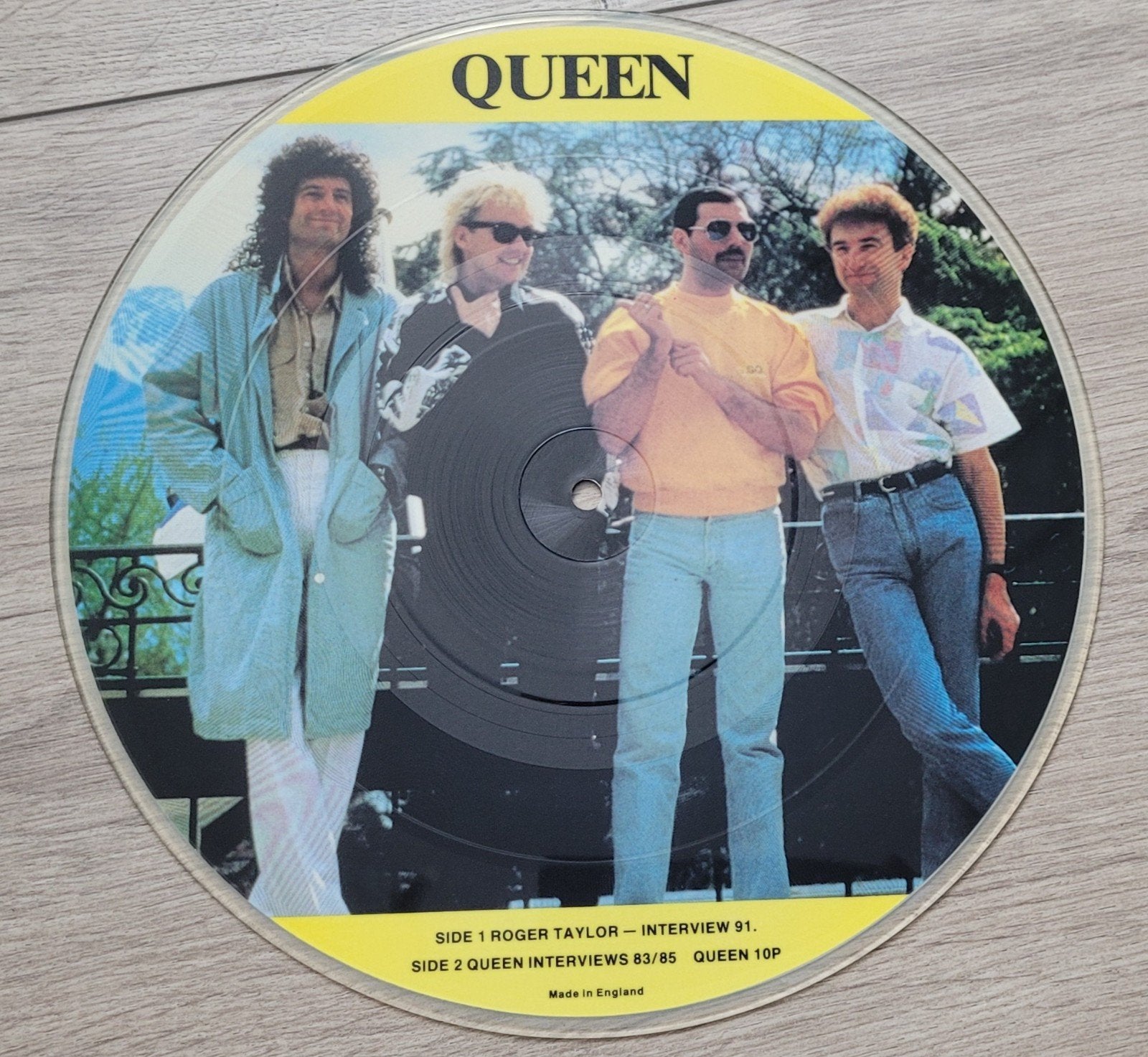Queen interview picture disc vinyl, Ophalen of Verzenden, Overige formaten, Poprock