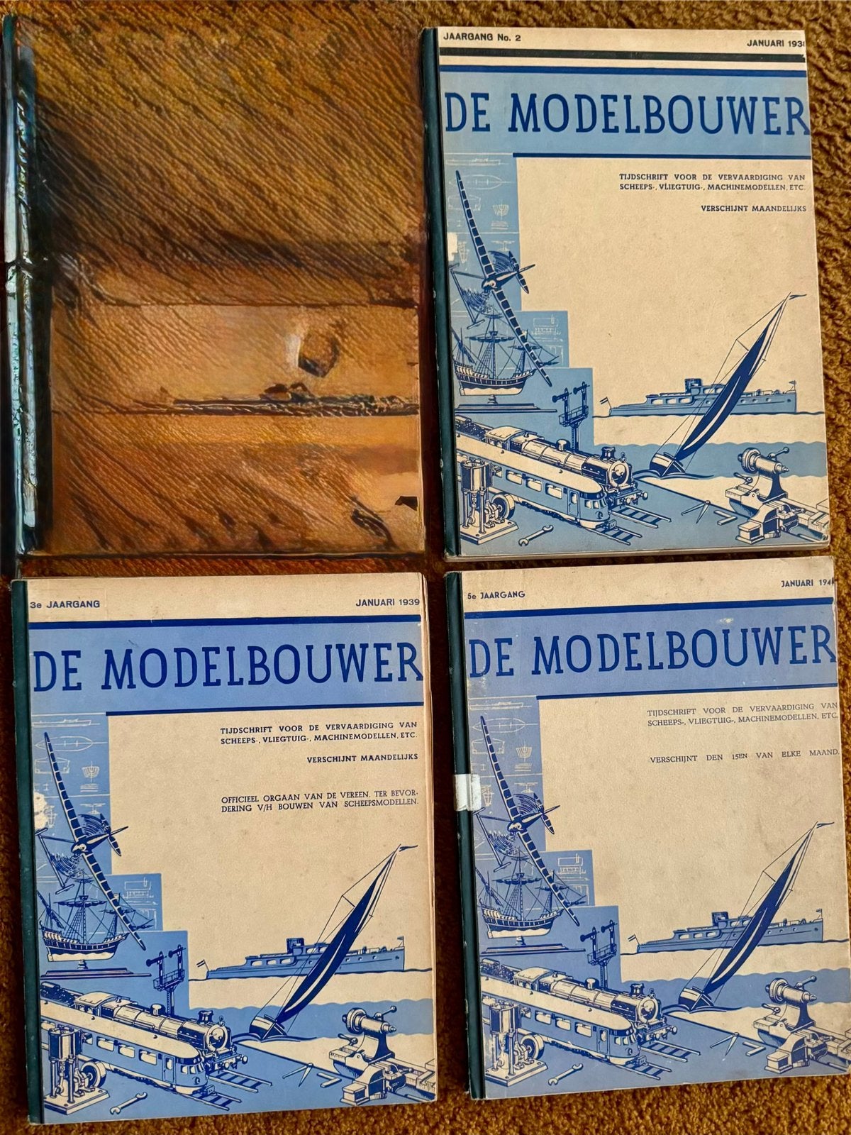 De Modelbouwer - Jaargang 1938, 1939, 1941., Boeken, Tijdschriften en Kranten, Ophalen of Verzenden, Overige typen