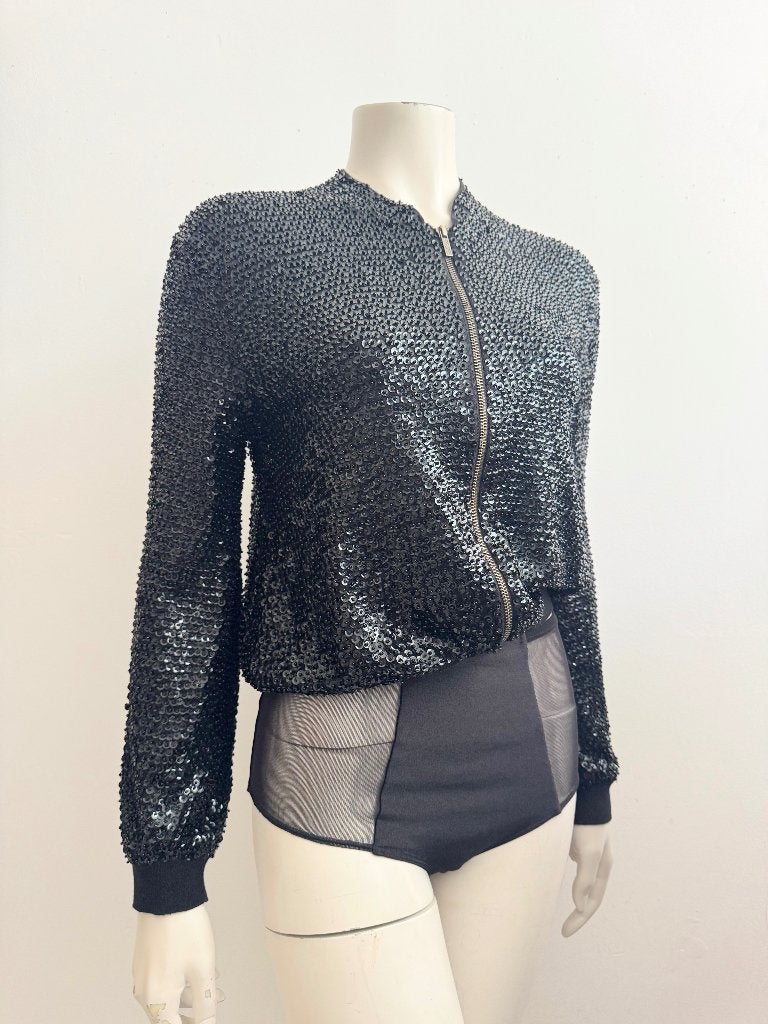 Jimmy Choo X H&M glittervestje M, Kleding | Dames, Ophalen of Verzenden, Zo goed als nieuw