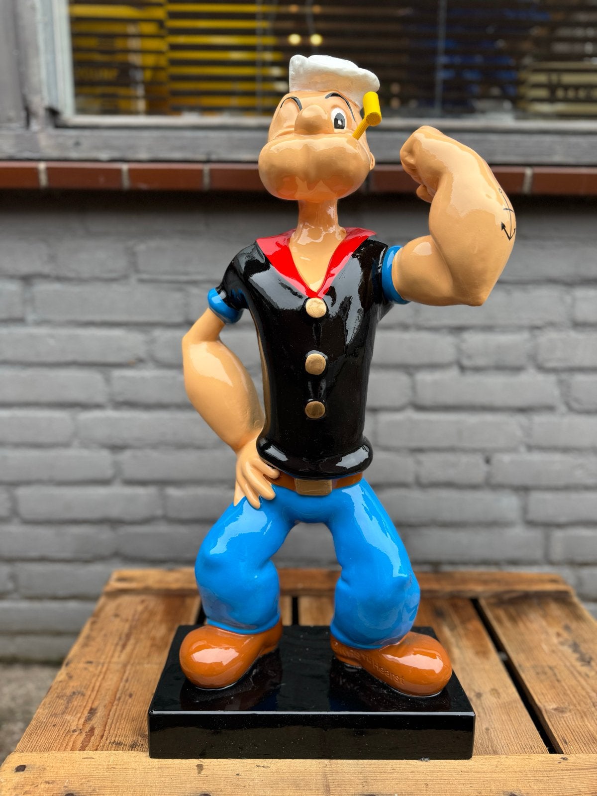 Popeye Beeld - Decoratieve Figuur, Ophalen, Zo goed als nieuw