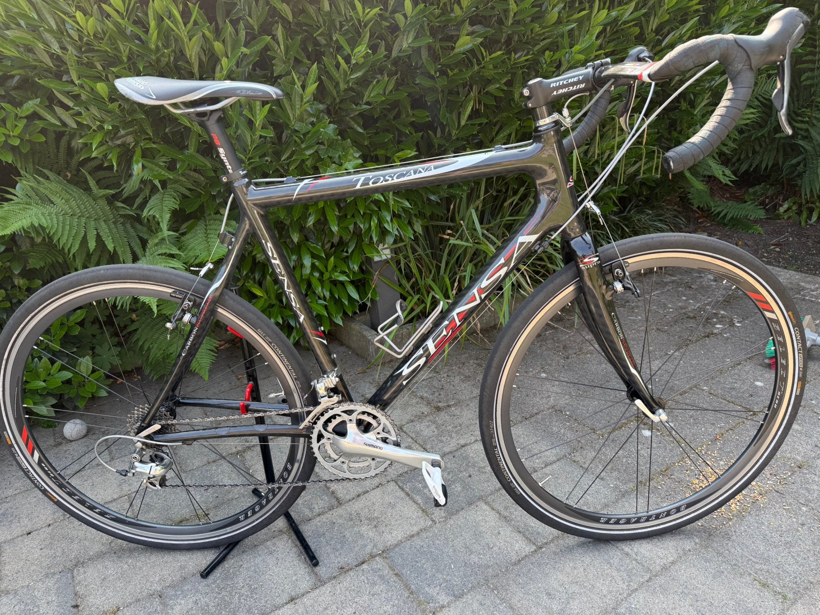 Sensa Toscana Veldrijfiets racefiets Carbon frame 59cm, Fietsen en Brommers, Fietsen | Racefietsen, Zo goed als nieuw, Overige merken