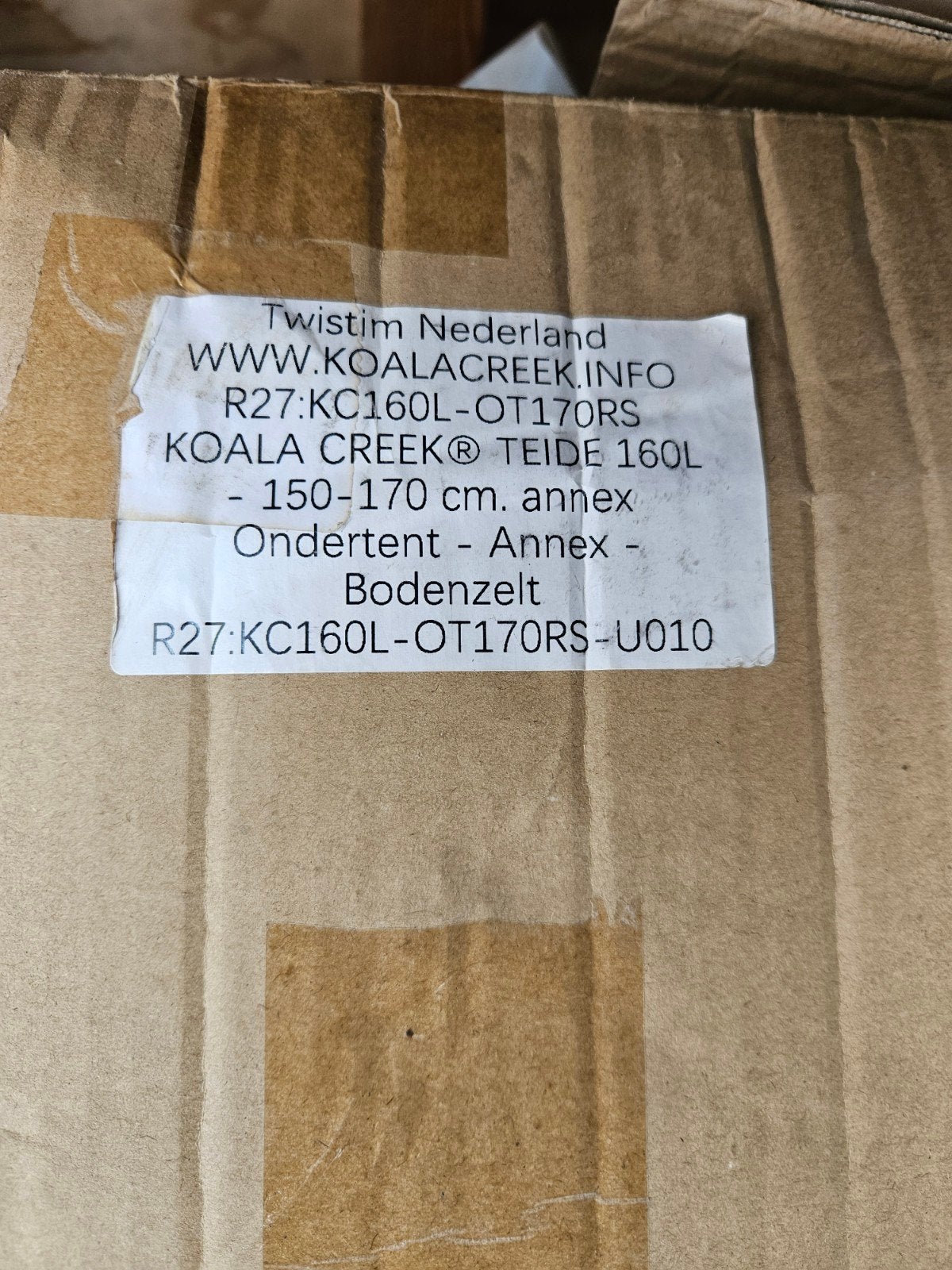 Koala Creek Teide 160L Ondertent, Ophalen of Verzenden