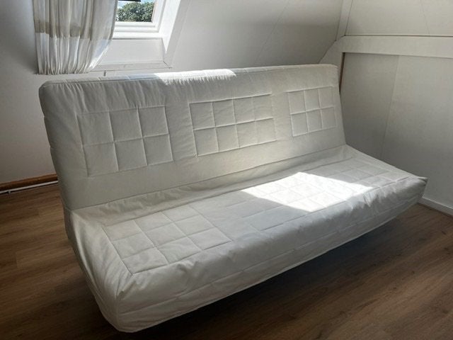 Slaapbank Beddinge, als nieuw, Ophalen, Wit, Tweepersoons, 140 cm