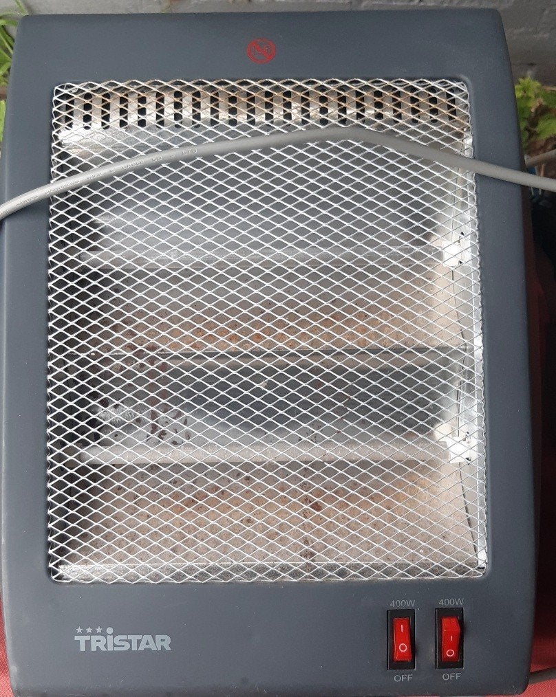 Infrarood stralingskacheltje Tristar, Huis en Inrichting, Kachels, Ophalen, Gebruikt, Overige soorten, Elektrisch