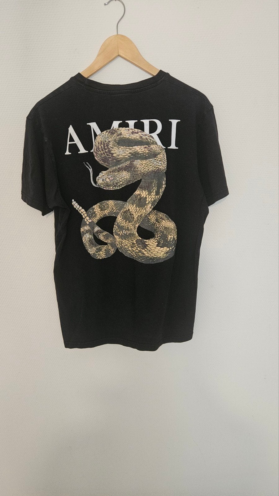 t shirt Amiri, Kleding | Heren, Ophalen of Verzenden, Zo goed als nieuw, Zwart