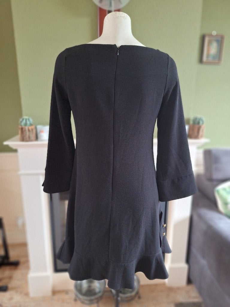 Rinascimento zwart jurkje L LBD little black dress, Verzenden, Zwart, Zo goed als nieuw, Knielengte