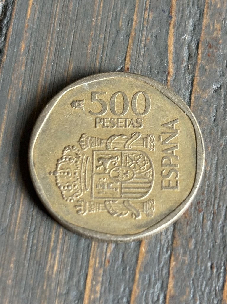 500 Pesetas 1989 Spanje, Ophalen of Verzenden, Overige landen, Losse munt