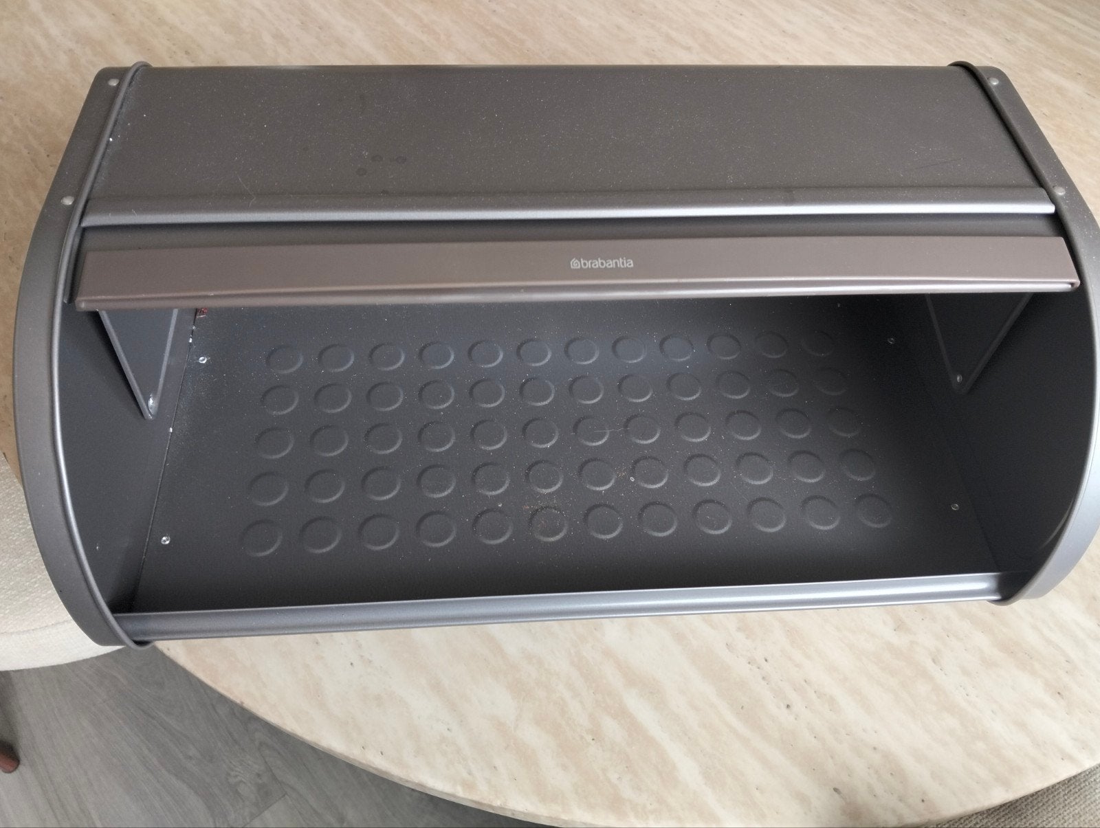 Brabantia Broodtrommel - Grijs, Zo goed als nieuw, Ophalen, Zo goed als nieuw, Metaal, Broodtrommel