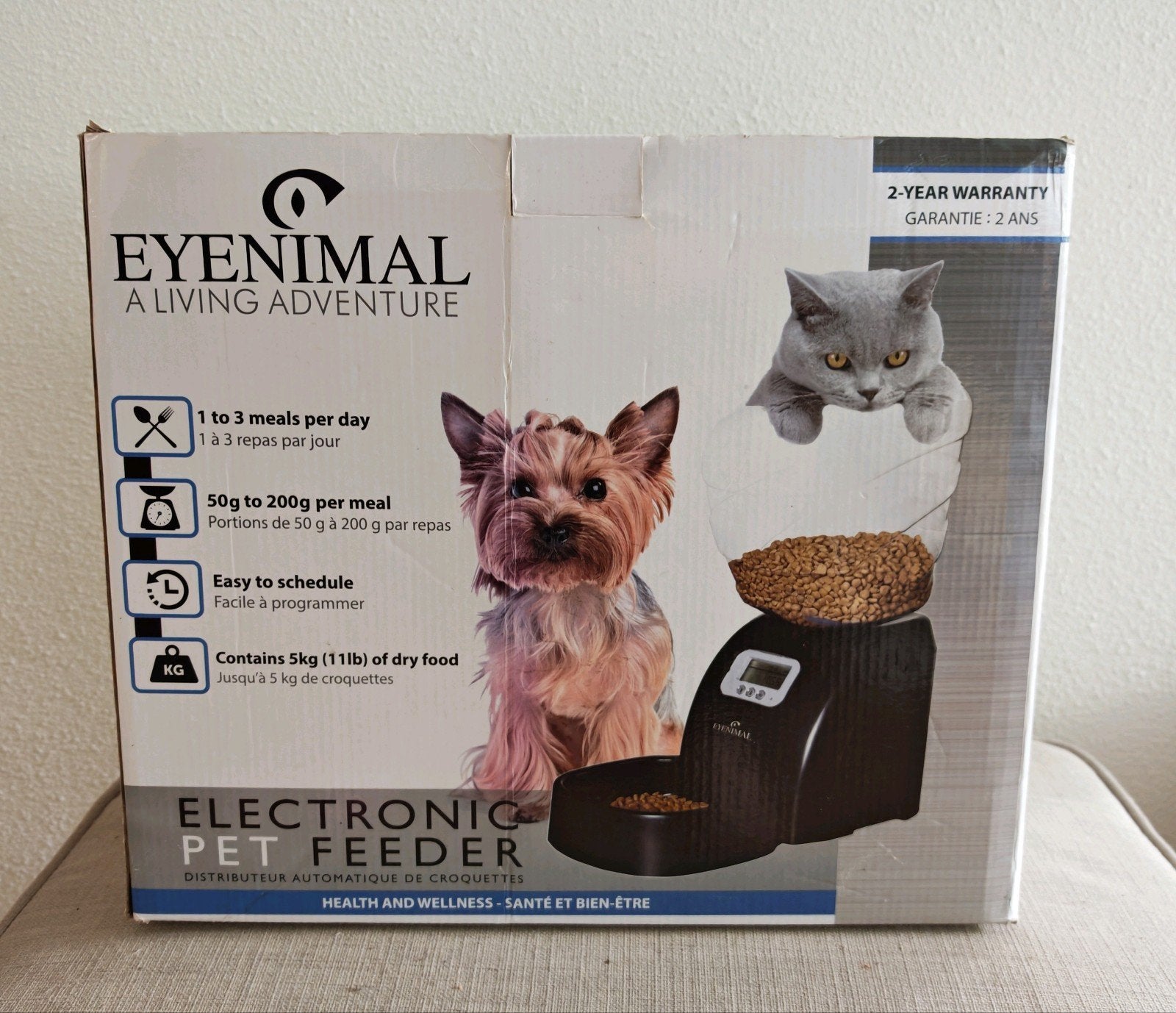Automatische voerbak voor honden en katten, Ophalen of Verzenden, Automatisch, Zo goed als nieuw