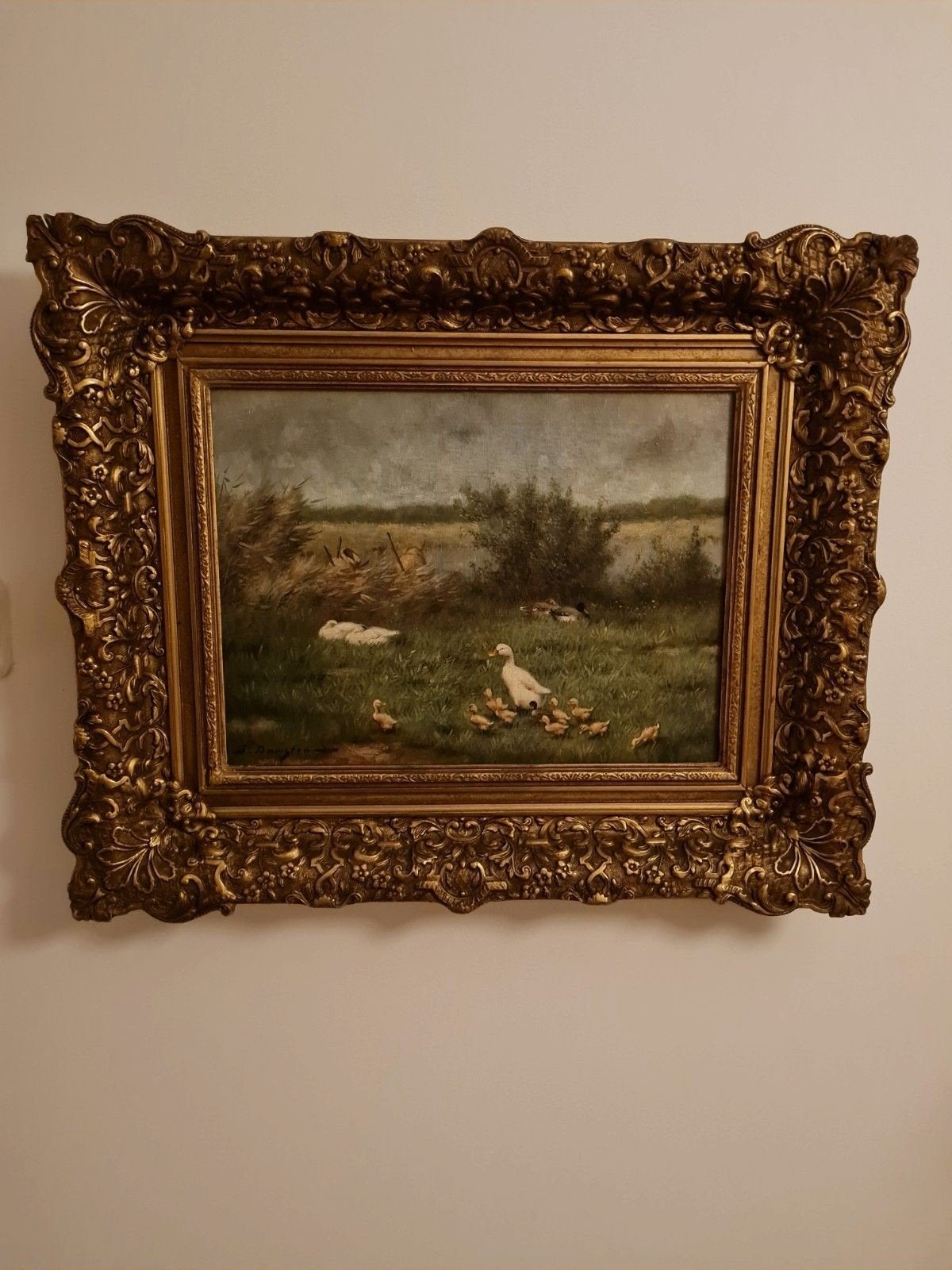 schilderij lijst antiek jeroen damstra 3 stuks, Antiek en Kunst, Kunst | Schilderijen | Klassiek, Ophalen