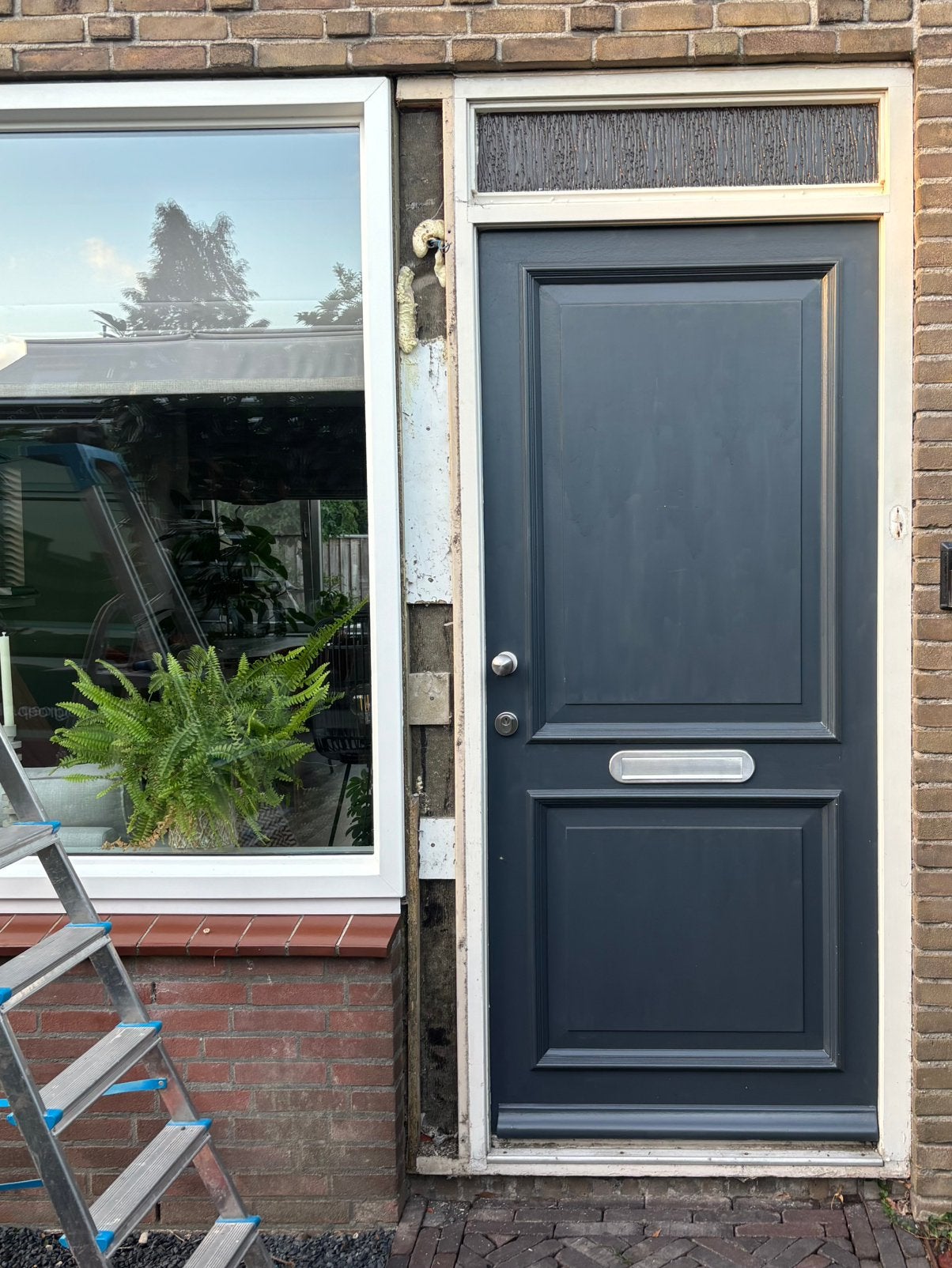 Voordeur 210x92,5 cm, Ophalen, Gebruikt, 80 tot 100 cm, Buitendeur