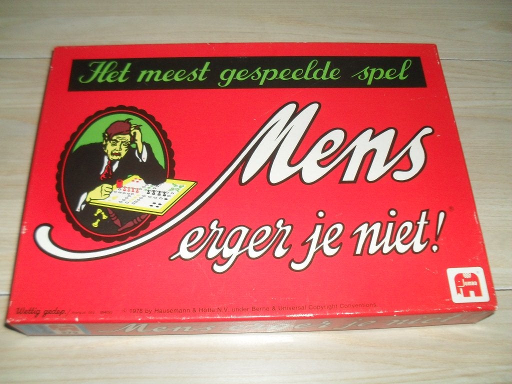 Mens erger je niet! spel, Vijf spelers of meer, Ophalen, Zo goed als nieuw, Jumbo