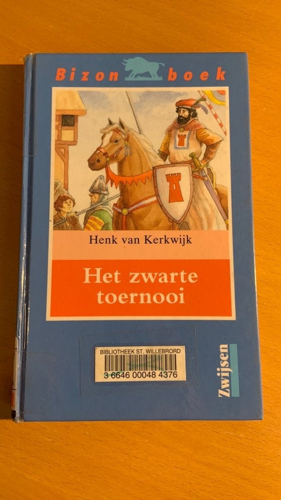 Henk van Kerkwijk - Het zwarte toernooi, Ophalen of Verzenden, Fictie algemeen