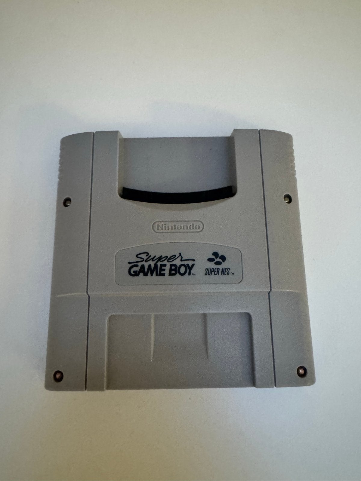 Super Game Boy Adapter voor Super Nintendo (SNES), Spelcomputers en Games, Ophalen of Verzenden, Gebruikt, Zonder controller, Met Super GameBoy adapter