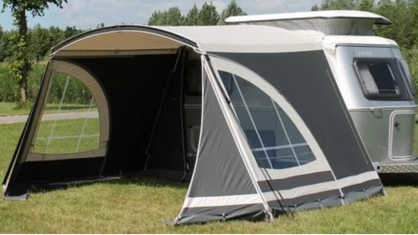 Reda Lucca boogluifel voor Eriba Touring caravan., Caravans en Kamperen, Voortenten en Luifels, Ophalen, Zo goed als nieuw, Ten Cate All Season 240g/m2