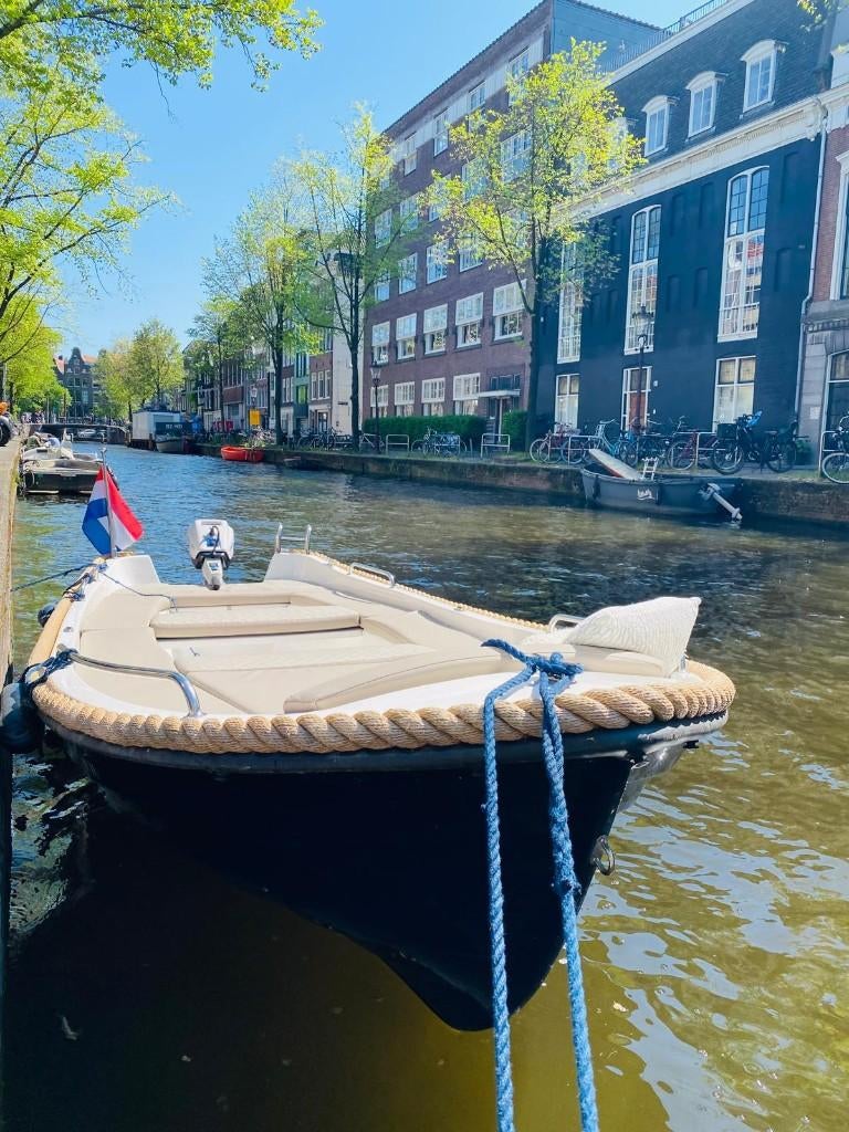 Amigo 430 open sloep, Watersport en Boten, Overige typen, Elektrisch, 5 m, Zo goed als nieuw