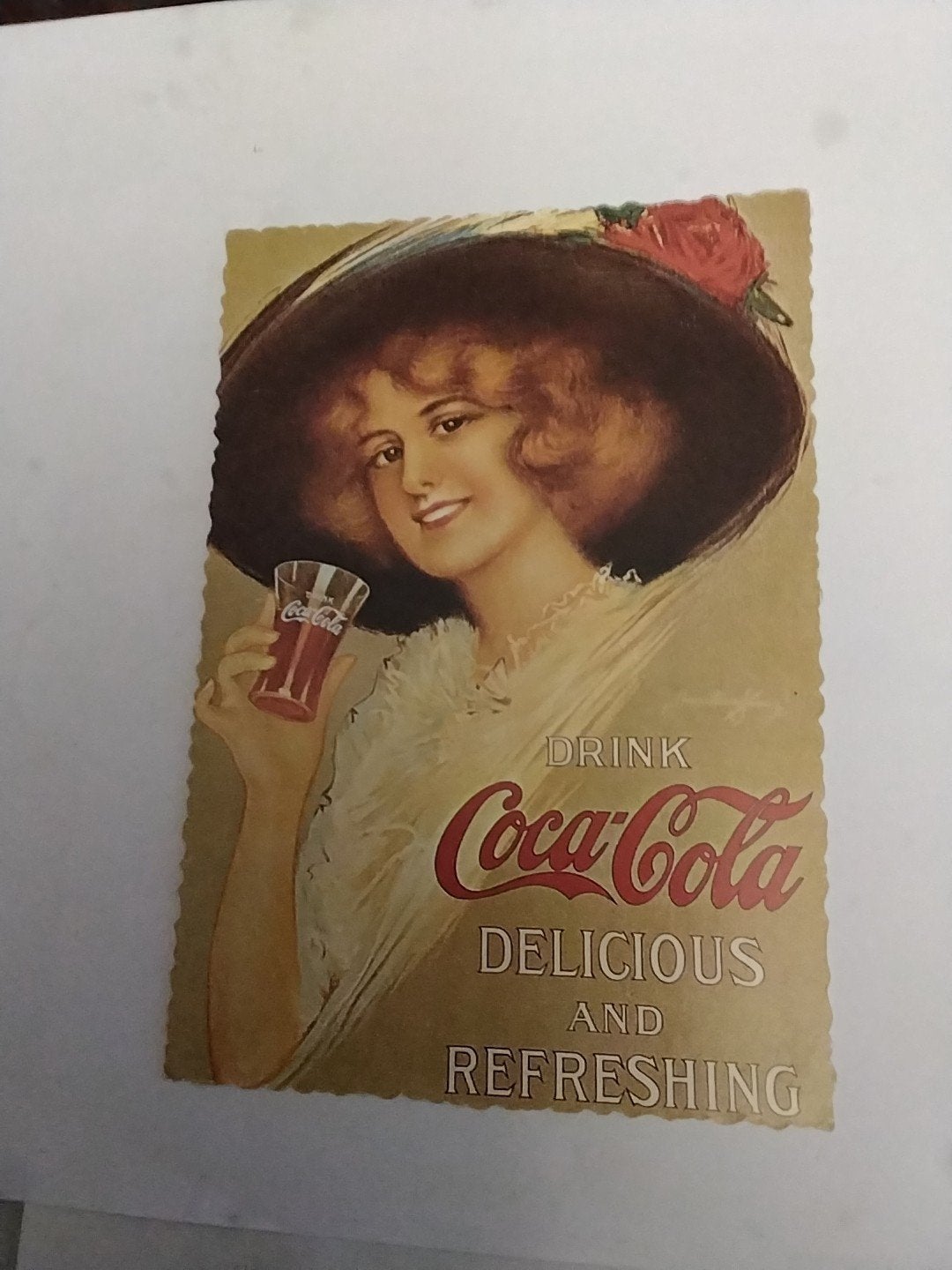 Vintage Coca-Cola Ansichtkaart - Illustratie uit 1912, Verzamelen, Ophalen of Verzenden