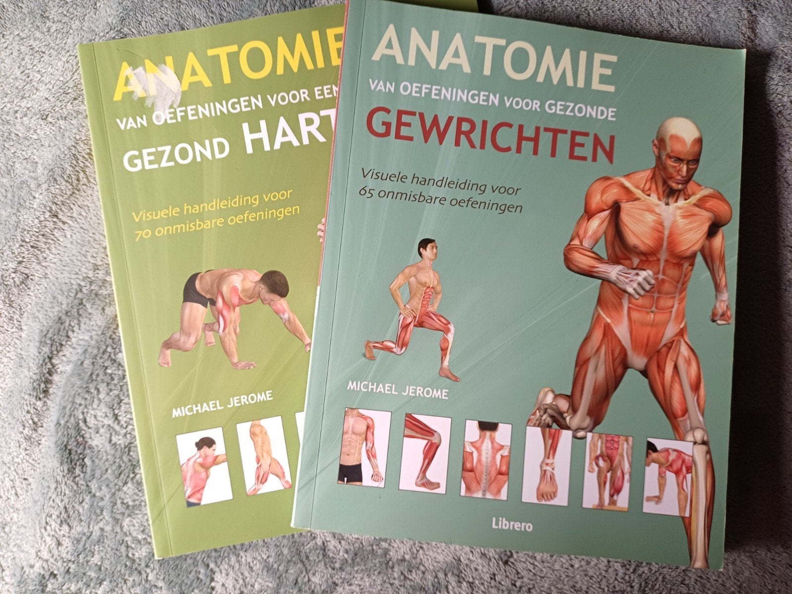 Anatomie van oefeningen: Gezond Hart & Gewrichten (2 boeken), Boeken, Ophalen, Zo goed als nieuw, Gezondheid en Conditie, Micheal Jerome
