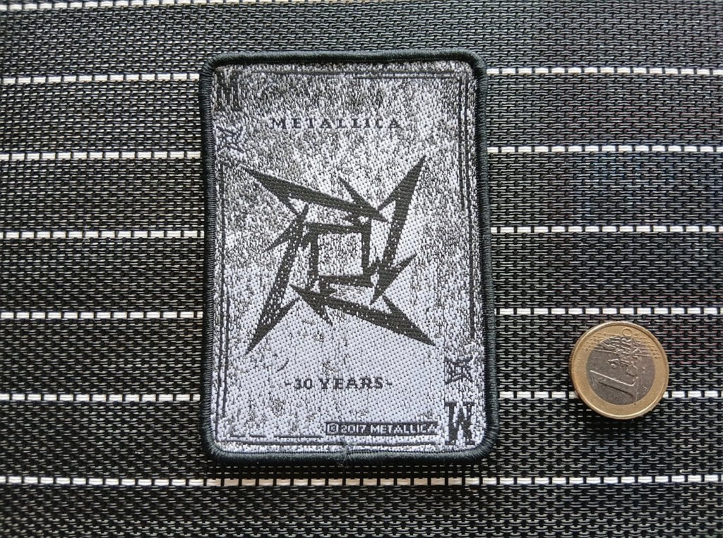 Metallica vrij mooie 30 years patch 151, Verzenden, Nieuw, Kleding