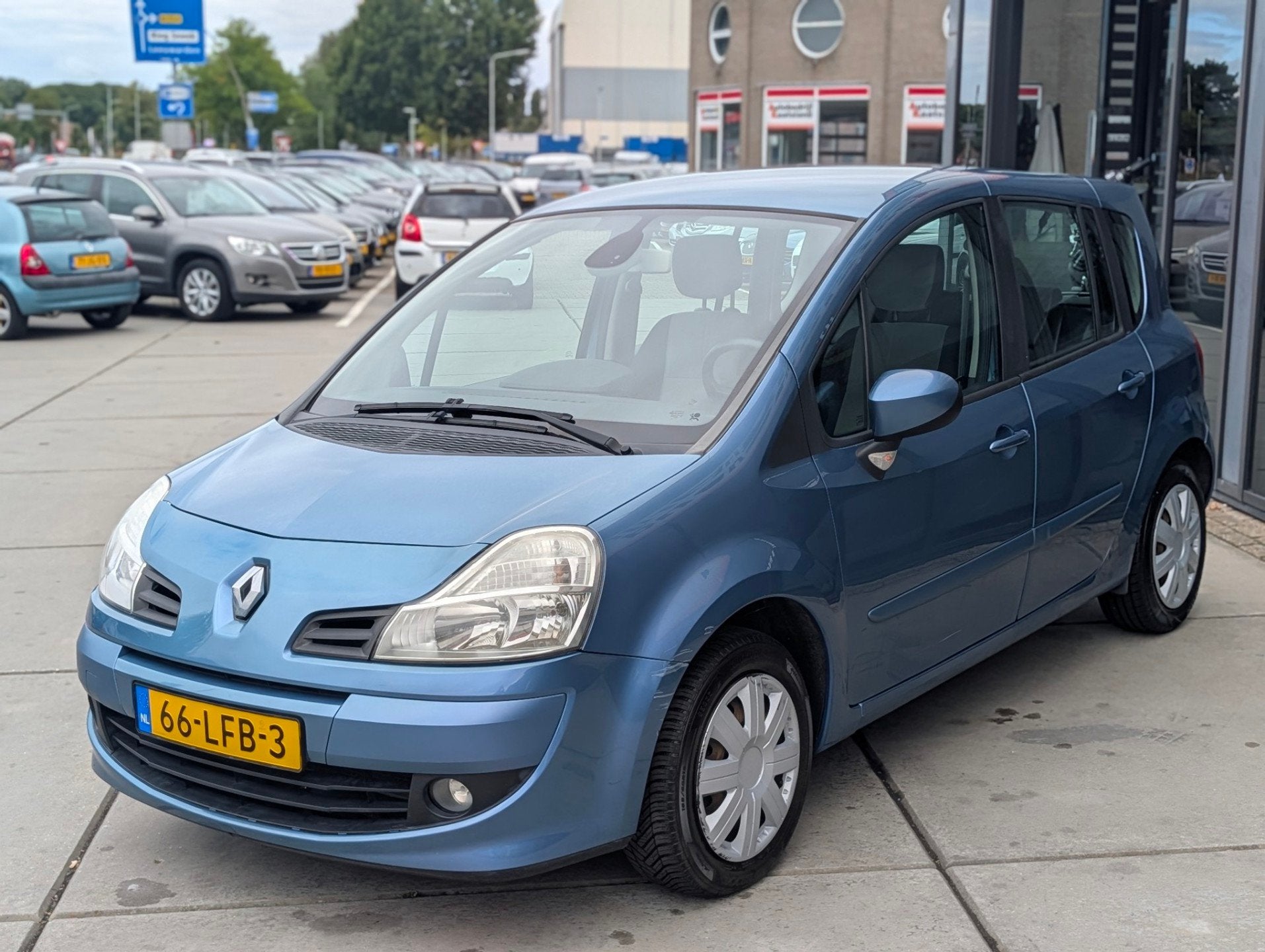 Renault Grand Modus 1.6-16V Dynamique - Automaat - Airco -, Auto's, Stof, Gebruikt, Zwart, Origineel Nederlands