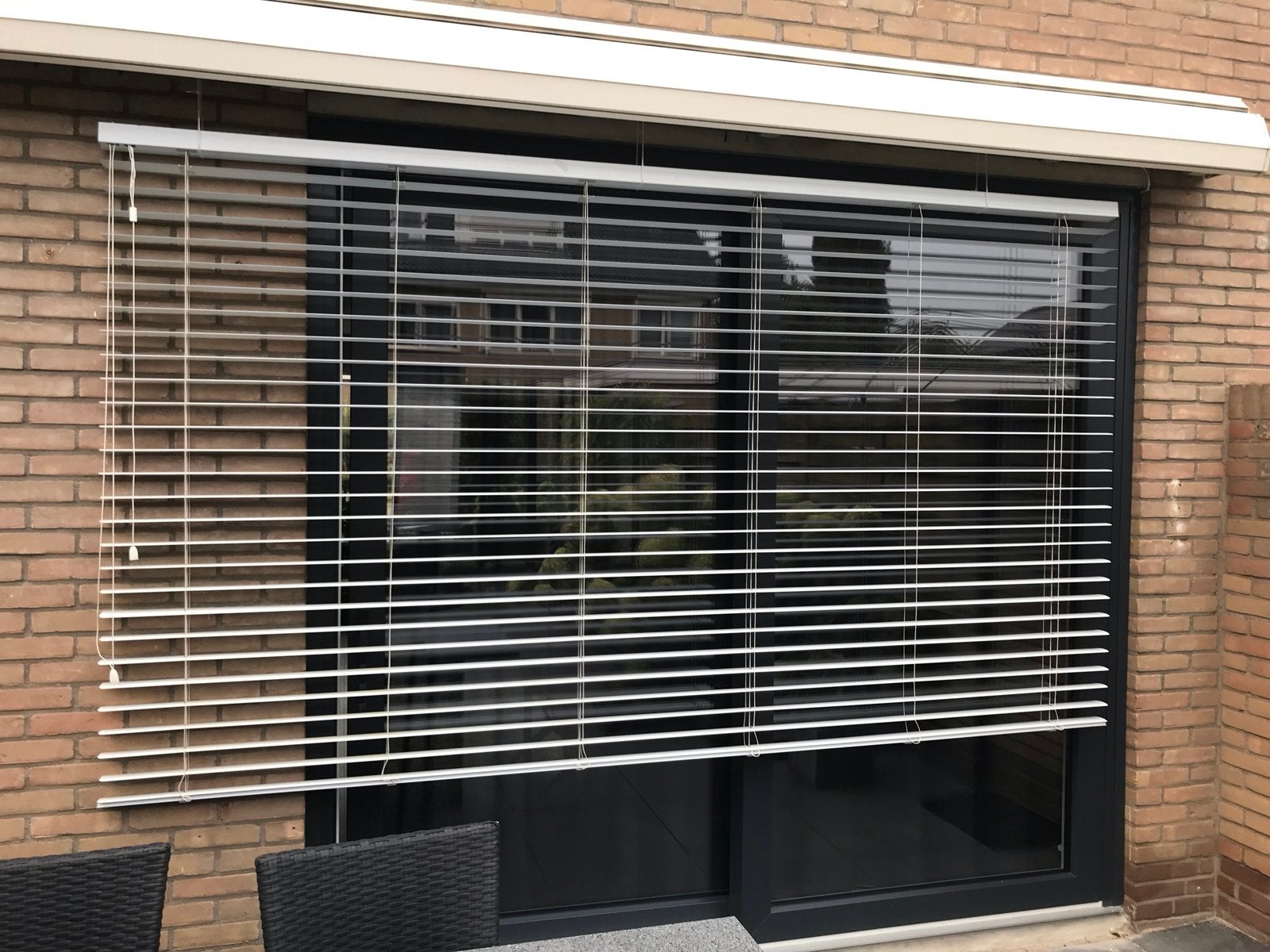 Luxaflex wit metaal, Huis en Inrichting, Jaloezie, Gebruikt, Wit, Metaal