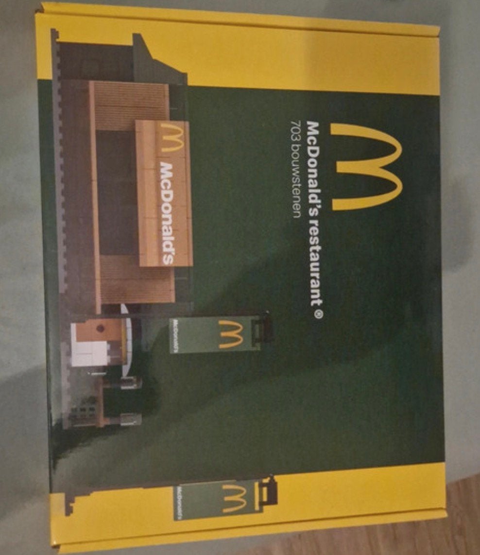 Mcdonlas restaurant leg/703 bouwstenen limited Edition, Ophalen, Zo goed als nieuw, Poppenhuis