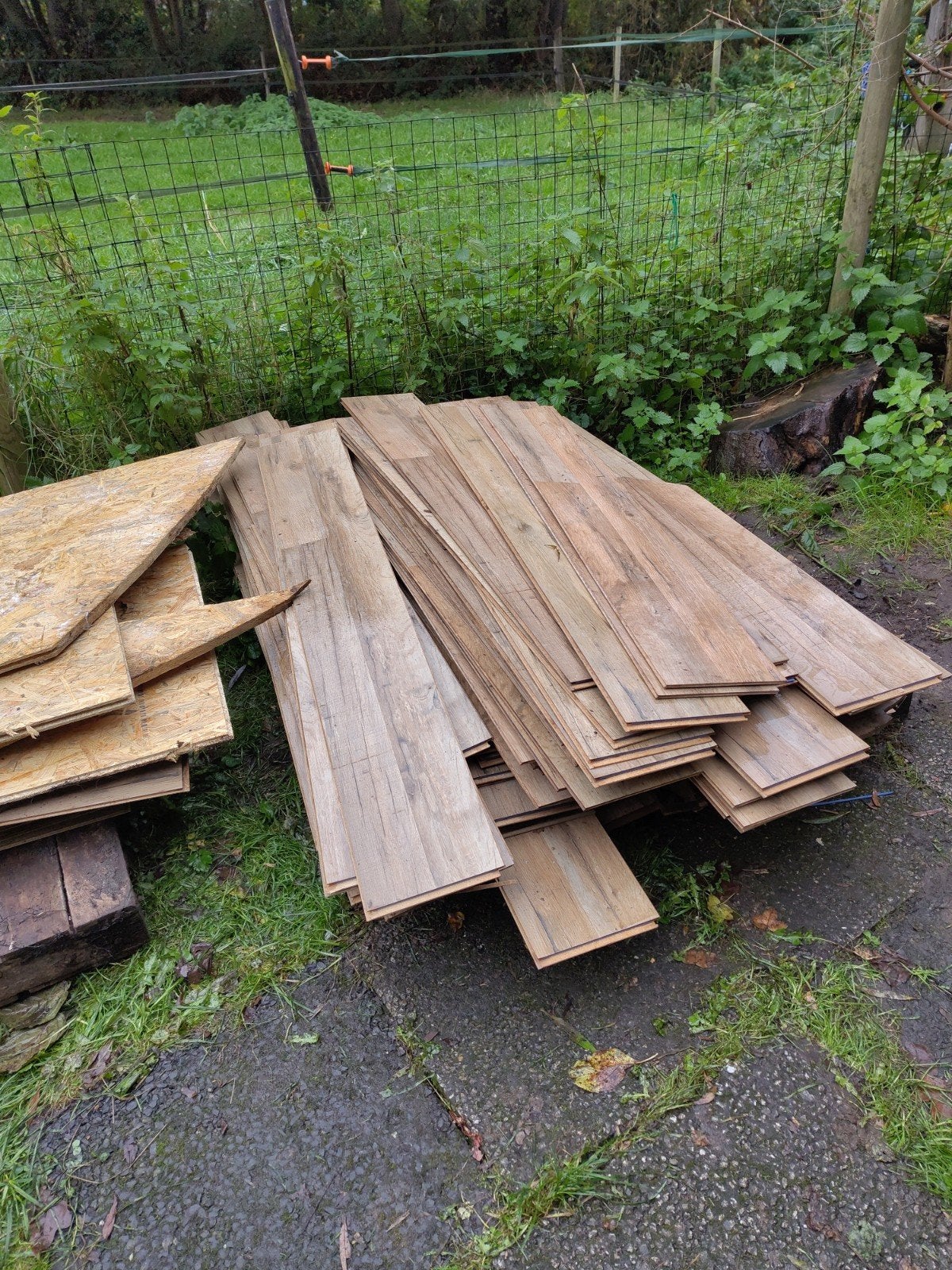 Afhalen rest laminaat, Tuin en Terras, Ophalen of Verzenden, Minder dan 180 cm, Palen
