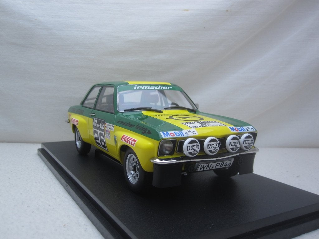 Opel Ascona A Rallye Irmscher #26 RAC Rallye 1973 1:18 MCG, Ophalen of Verzenden, Nieuw, Auto, Overige merken