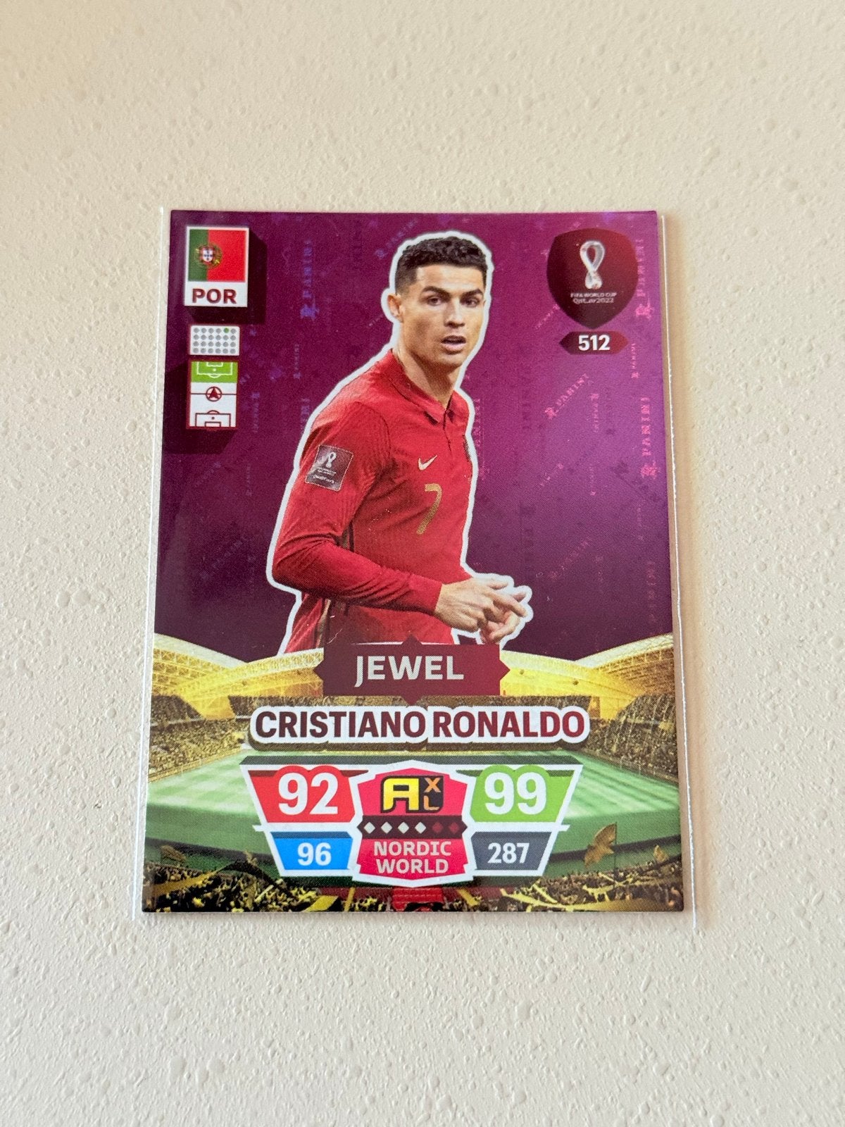 Panini Adrenalyn XL FIFA World Cup Qatar 2022 Cristiano Rona, Ophalen of Verzenden, Zo goed als nieuw, Buitenlandse clubs, Spelerskaart
