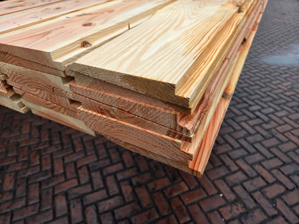 28.8 m2 Douglas Zweeds rabat/ 40 stuks 4.00 m lang nr: TP153, Ophalen, Nieuw, 250 cm of meer, Planken