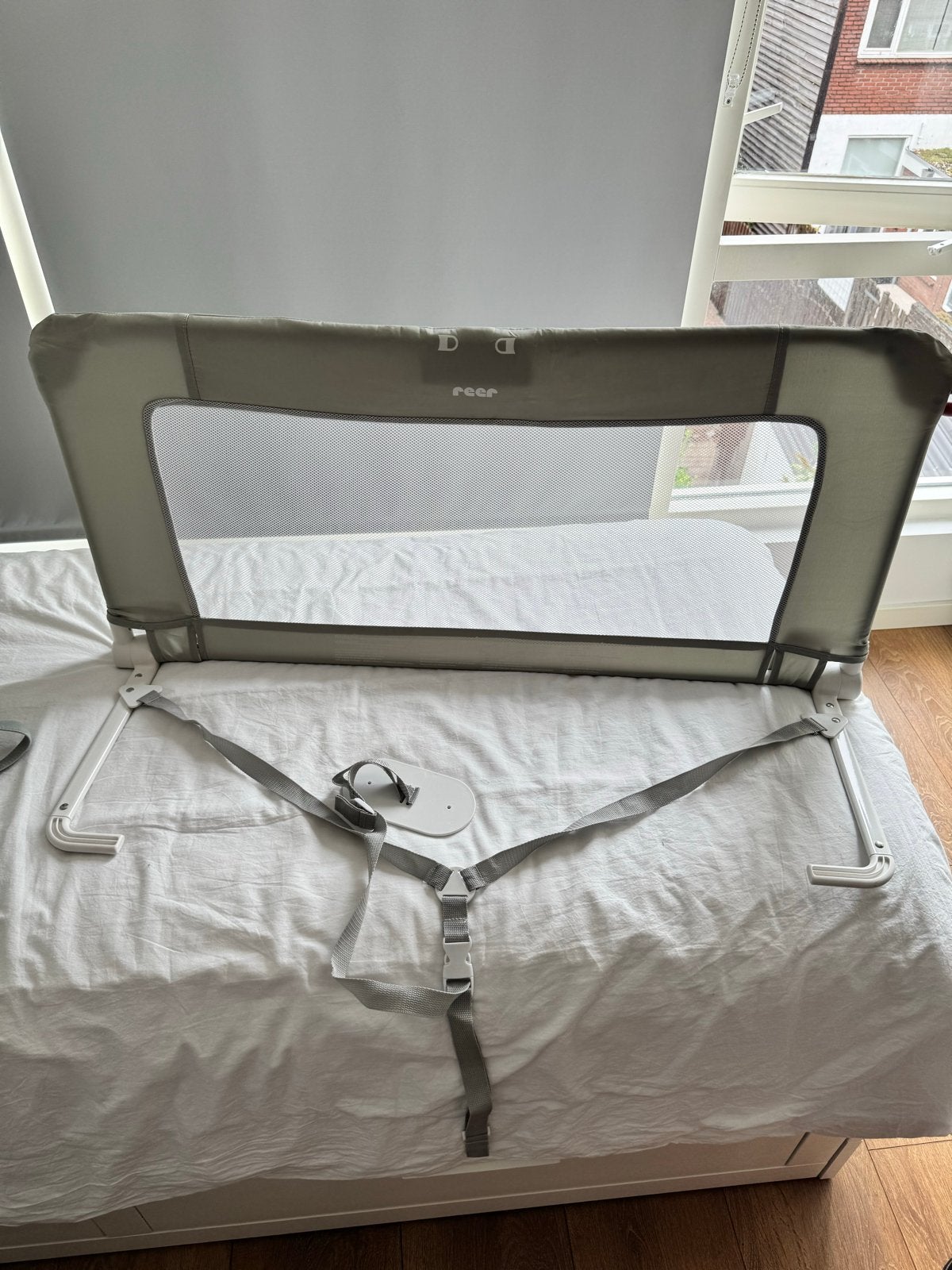 Reer by my side bedhek - grijs, Ophalen of Verzenden, Zo goed als nieuw