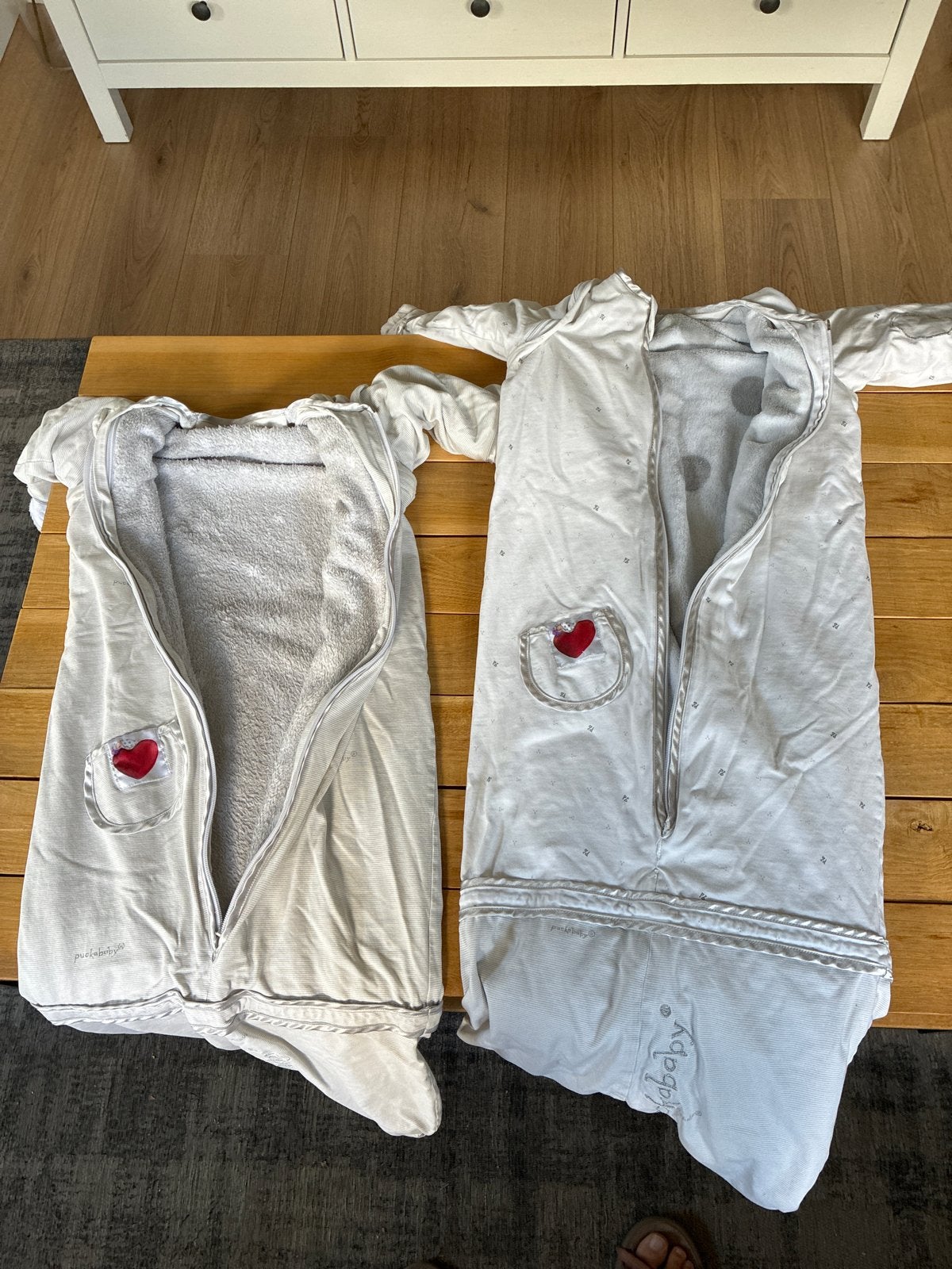 2x Puckababy 4 seizoenen slaapzakken 100 cm, Ophalen, Gebruikt, Slaapzak, Puckababy