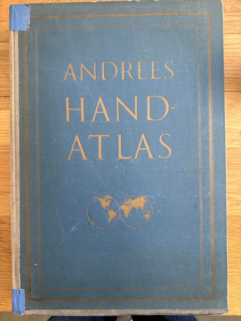 Andrees Handatlas - Historische Wereldatlas, Boeken, Gelezen, Overige atlassen, Ophalen of Verzenden, 1800 tot 2000