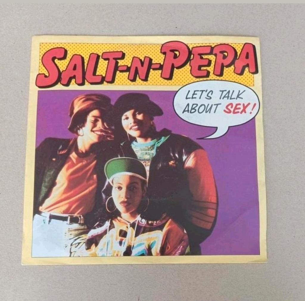 Salt-N-Pepa  - Let's Talk About Sex, Cd's en Dvd's, Vinyl Singles, Gebruikt, Single, Pop, 7 inch, Ophalen of Verzenden