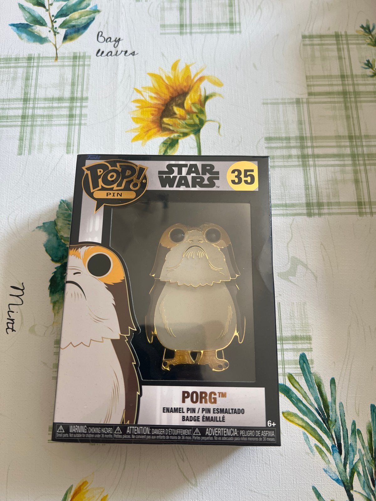 Funko Pop! Pin Star Wars Porg #35 Emaille Pin, Ophalen of Verzenden, Nieuw
