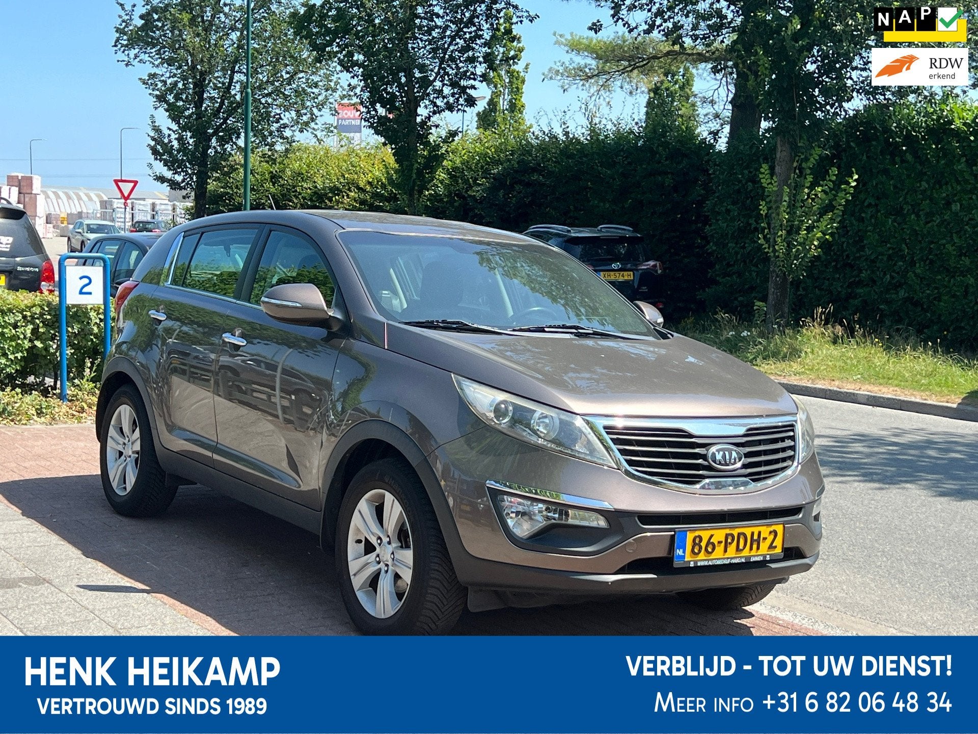 Kia Sportage 2.0 X-ecutive *TG 1900kg I APK 7-2027, Gebruikt, 4 cilinders, Bruin, 163 pk