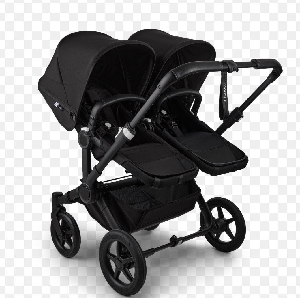 Bugaboo Donkey 5 zwart, Ophalen, Gebruikt, Bugaboo, Verstelbare duwstang