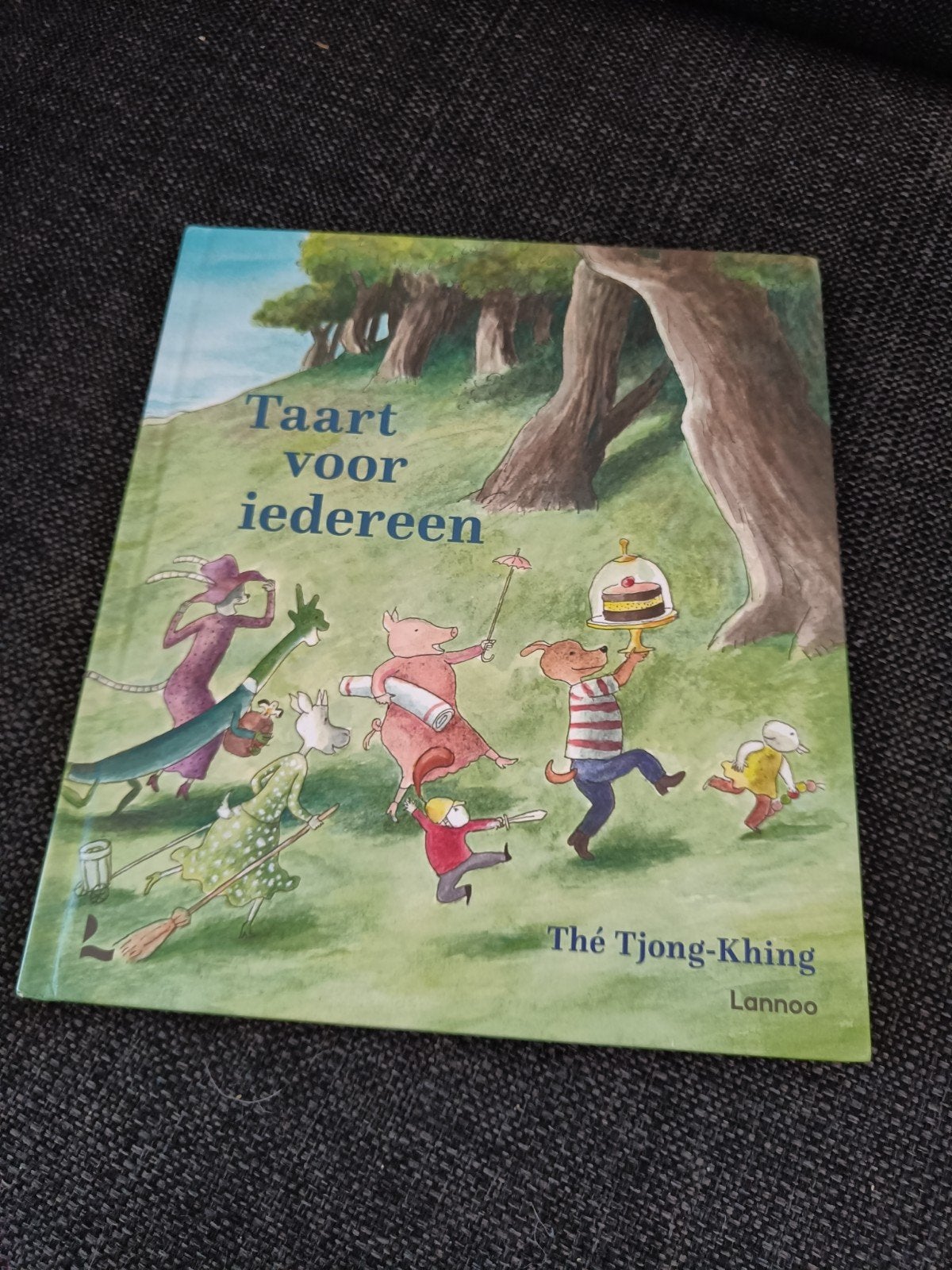Taart voor iedereen - Kijk- en zoekboek van Thé Tjong-Khing, Ophalen of Verzenden, Zo goed als nieuw, 2 tot 3 jaar, Uitklap-, Voel- of Ontdekboek