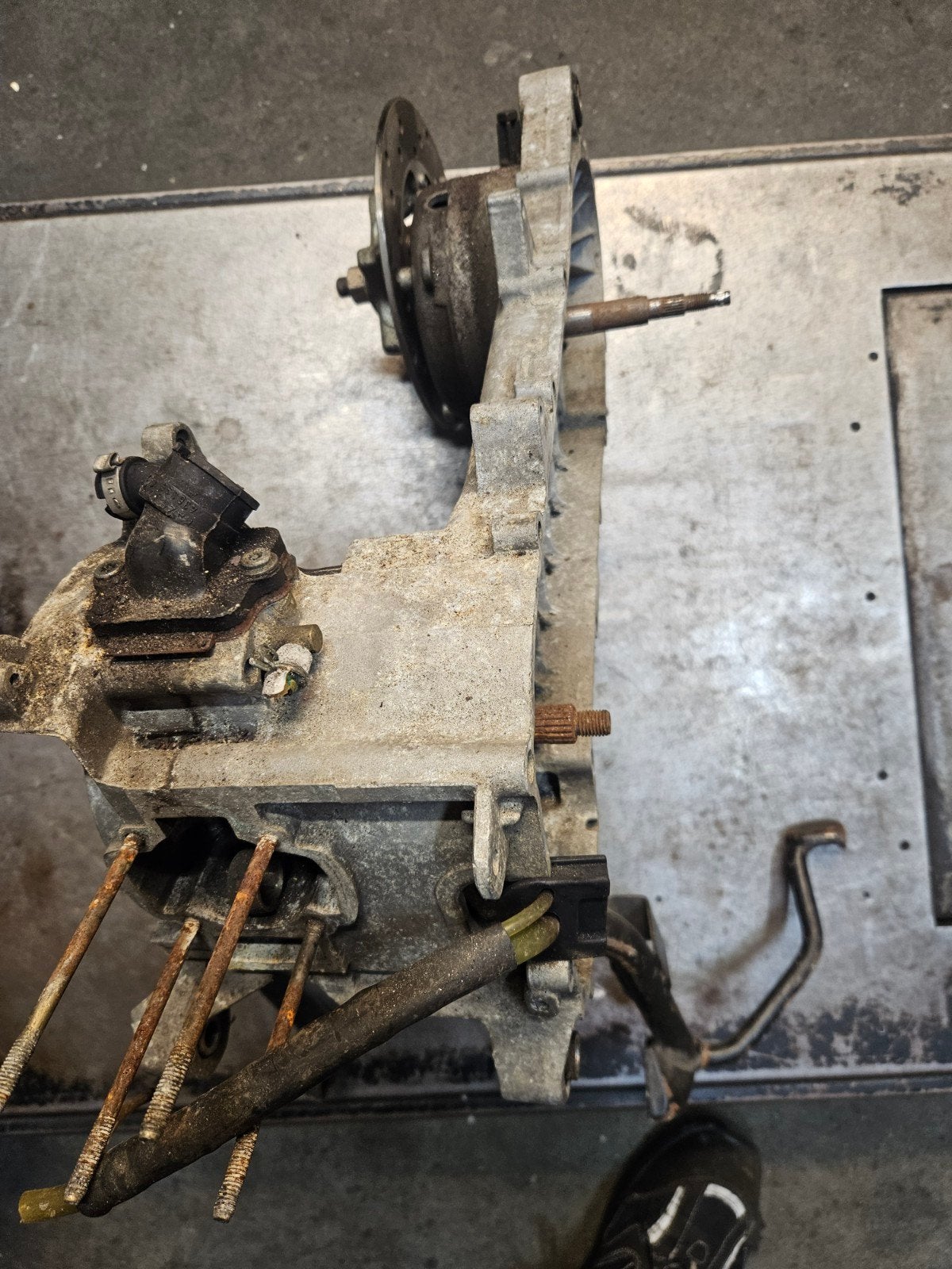 Gilera DNA 50 Motorblok voor revisie., Ophalen of Verzenden, Gebruikt, Blok, Piaggio