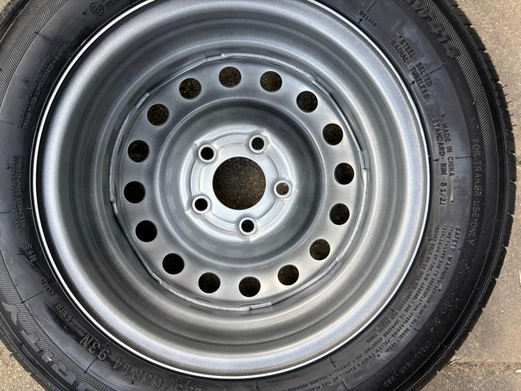 Nieuw reservewiel / aanhangerwiel 185/65R14 93N XL – 5x114.3