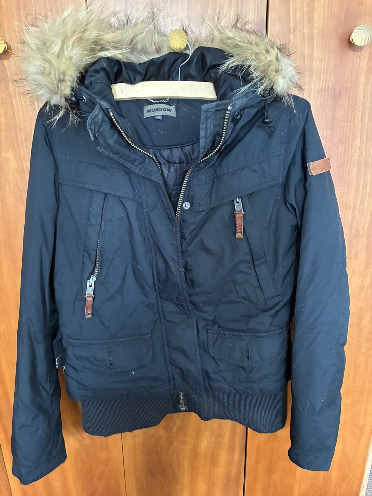 Moscow jas  maatM., Ophalen of Verzenden, Gedragen, Maat 38/40 (M), Zwart