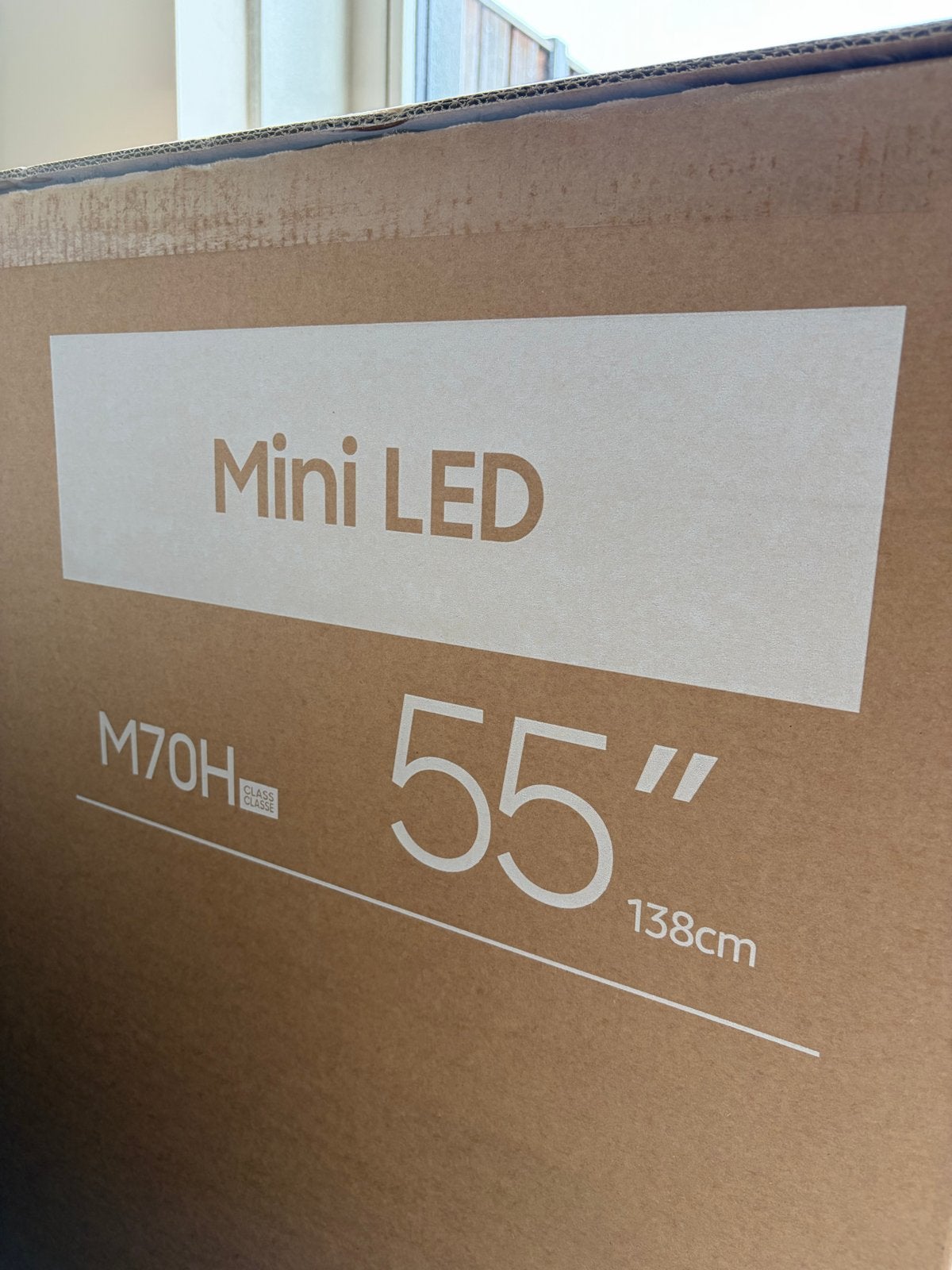 Samsung Mini LED 55" M70H 4K Smart TV, LED, 50 Hz, Nieuw, Ophalen of Verzenden