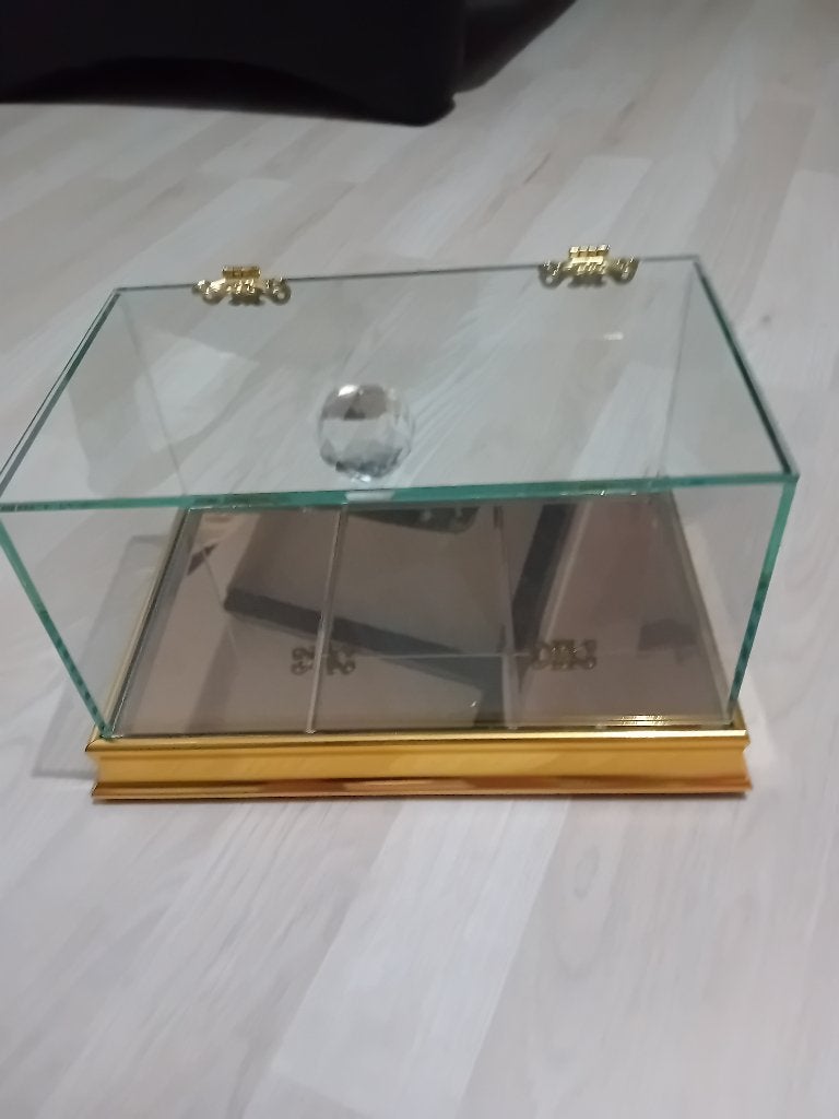 Te koop verschillende glazen boxen, Ophalen, Zo goed als nieuw