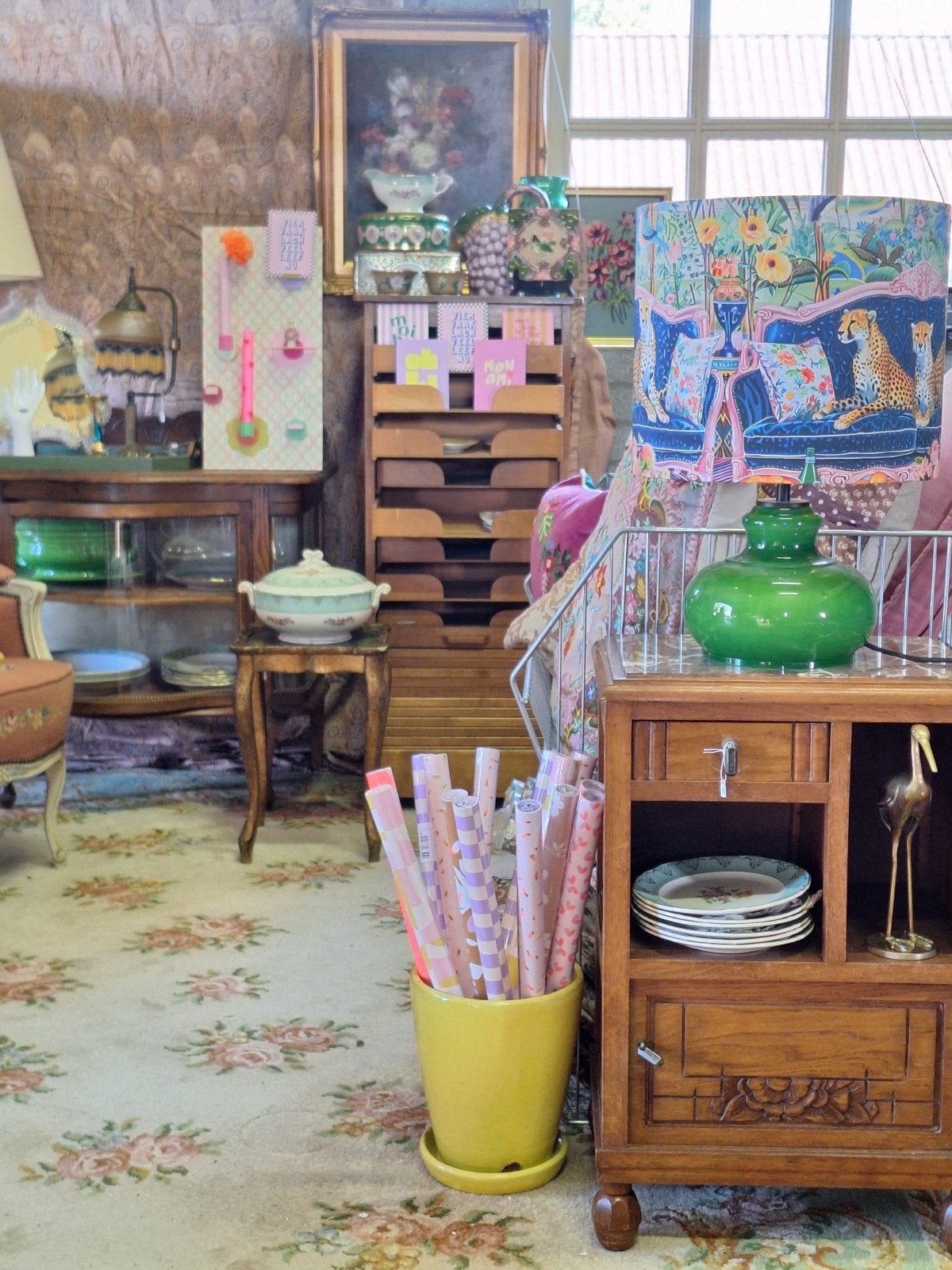Prachtige brocante spullen & vintage tapijten zaterdag 24 ok, Ophalen of Verzenden
