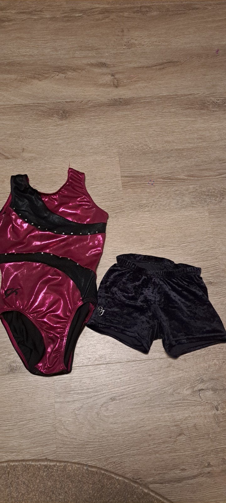 Turnpakje met broekje, Sport en Fitness, Turnen, Kindermaat 122 t/m 140, Ophalen of Verzenden, Meerkleurig, Turnpak(je)