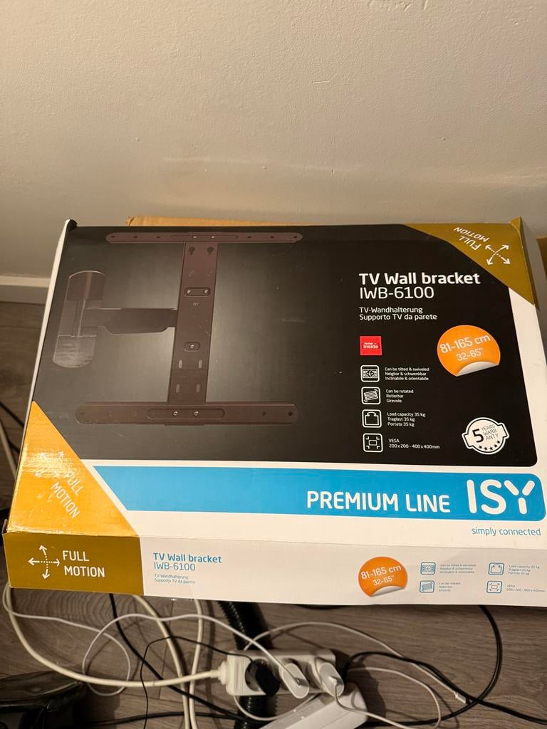 TV Beugel 32-65 inch ISY IWB-6100 Nieuw in doos, Ophalen of Verzenden, Nieuw